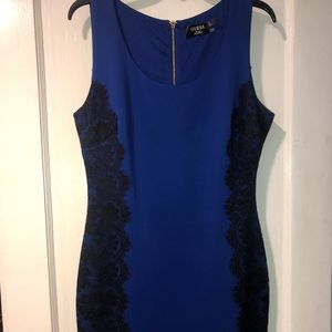 Navy & Black Formal Dress